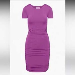 Aritzia Babaton Contour Ruched Dresss